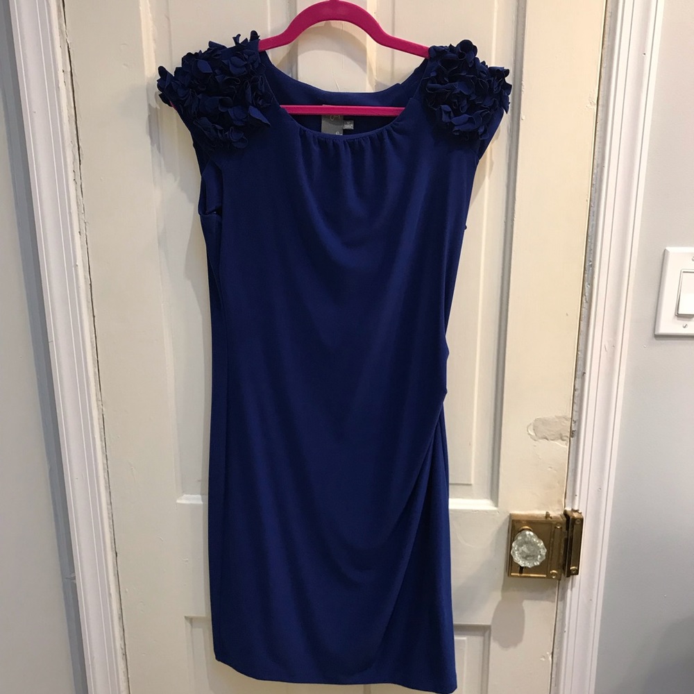 Taylor Embellished Shoulder Sheath Dress